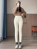 9902 Women's Velvet Autumn/Winter Leggings: High Waist, Plus Velvet, Extra Thick, Warm Cotton Plush Pants