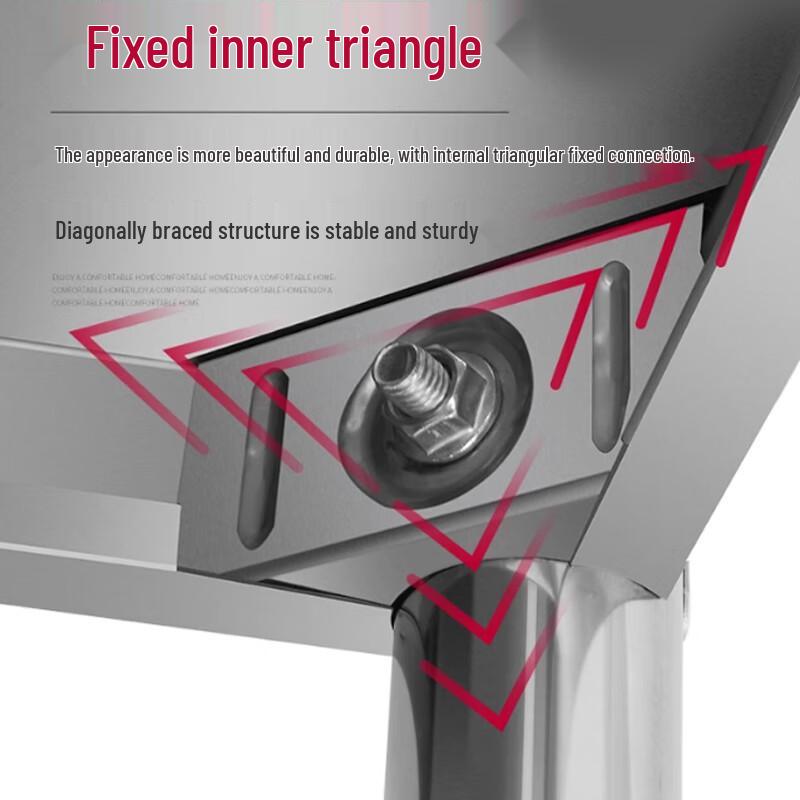 Beifu Stainless Steel 4-Tier Kitchen Storage Shelf