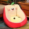 New Floor Seating Single Lazy Sofa Cartoon Comfortable Soft Fliffy Sofa Portable Bedroom Cushion Living Room