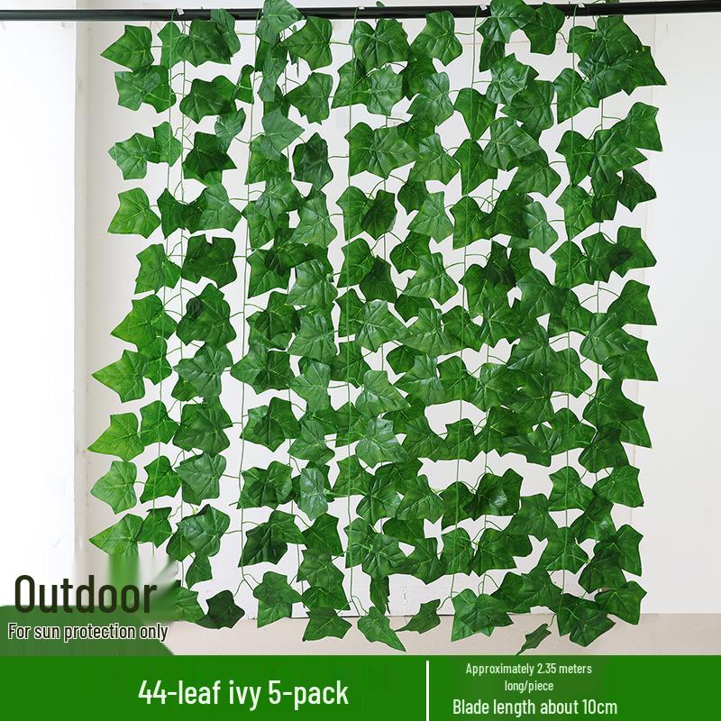 Artificial Green Leaf Grape Vine with Grape Leaves for Ceiling Decoration