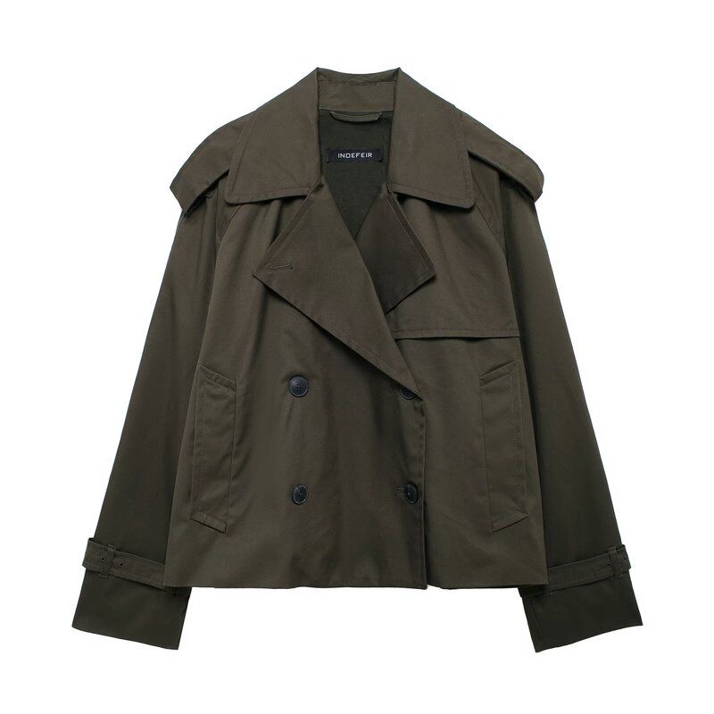 

Fashion Wind 2024 Autumn New Arrival Female Stylish Slimming Versatile Long Sleeves Short Jacket 0518248 Army Green L