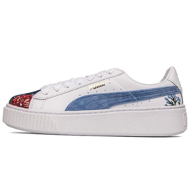 

Puma Platform Hyper Embroidered Floral Женские Кроссовки Белый Puma-White 366123-01