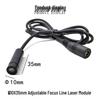 650nm 10mW Red Line Laser Module with Adjustable Focus, 10X35mm