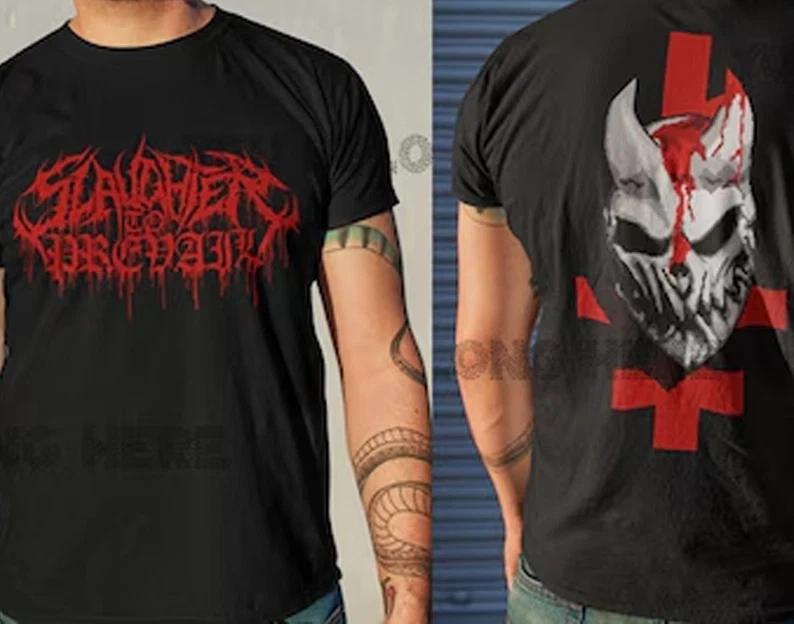 Slaughter to Prevail 2 sides band black T-shirt unisex All sizes S