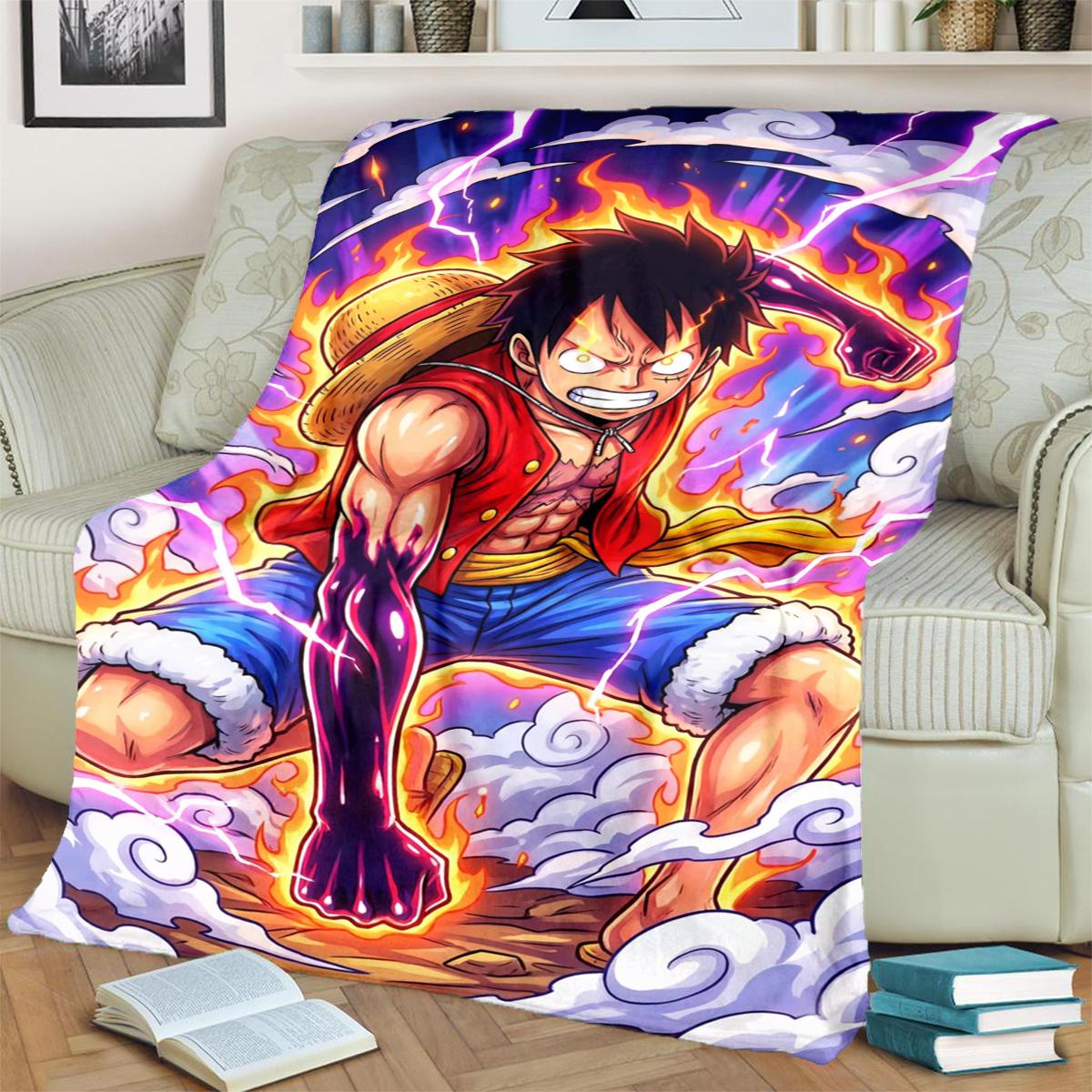 

Warm Comfortable Flannel Blanket ONE PIECE Design for Bedrooms, Sofas, Chairs, Beds, Picnics, Travel 75x90cm