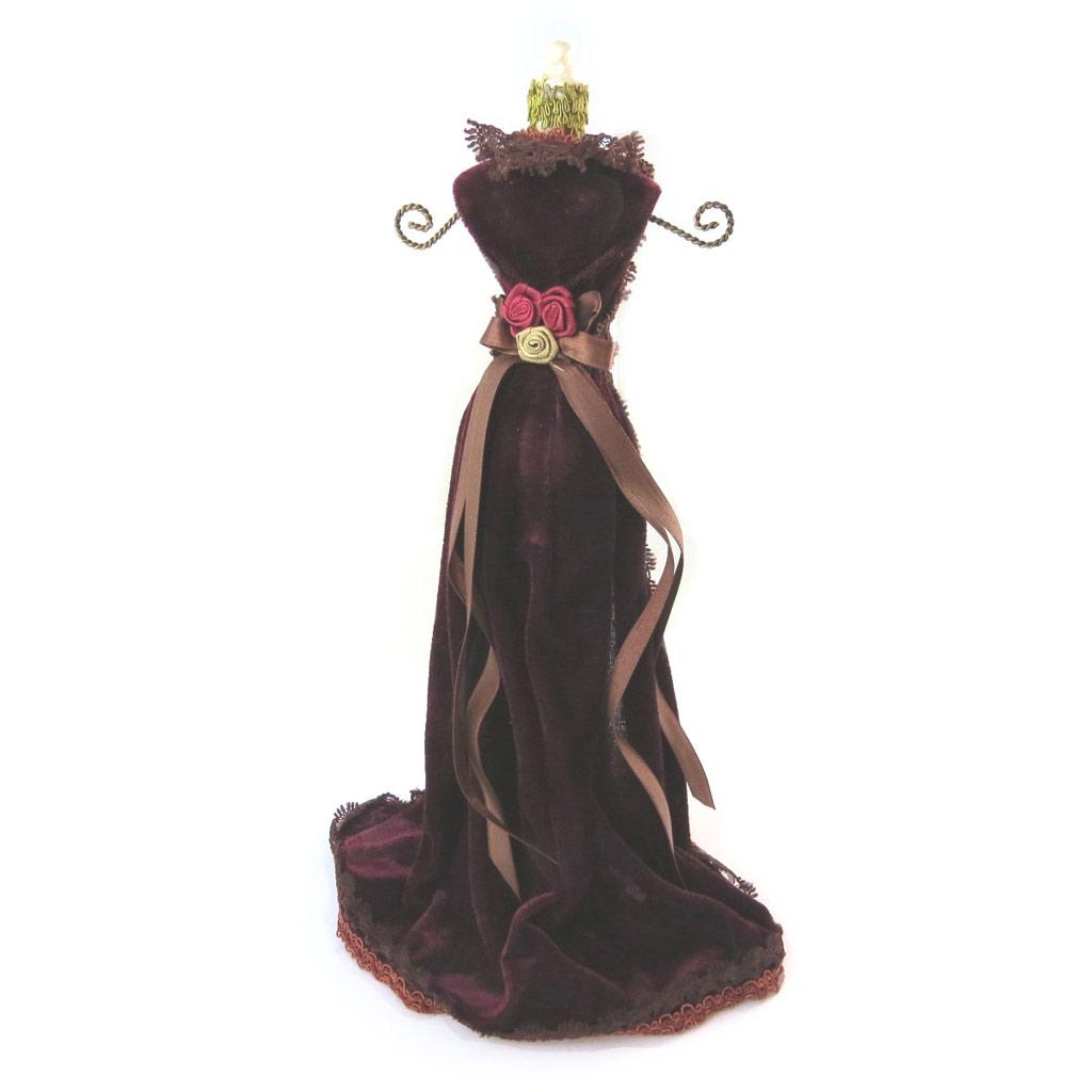 Les Trésors De Lily [C1421] - 'Lady Scarlett' Necklace Holder Bordeaux Red