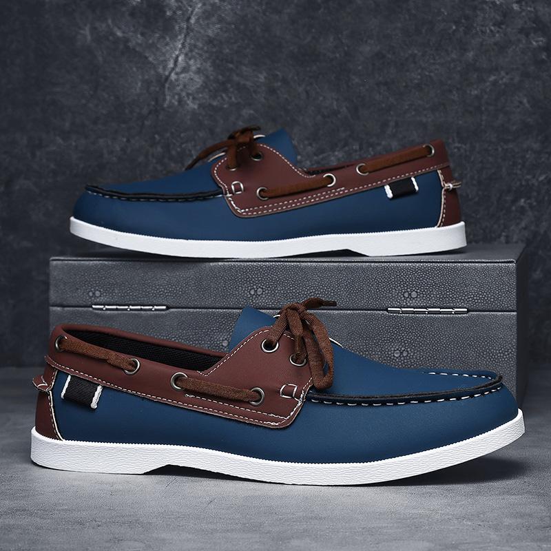 Fashion Summer Men's Casual Shoes Luxury Brand High Quality Leather Designer Shoes Men Loafers Soft Comfy Business Shoes Formal Footwear