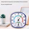Humidity Meter Household Temperature And Humidity Meter Indoor Wall Mounted Pointer English Metal Pointer Thermometer