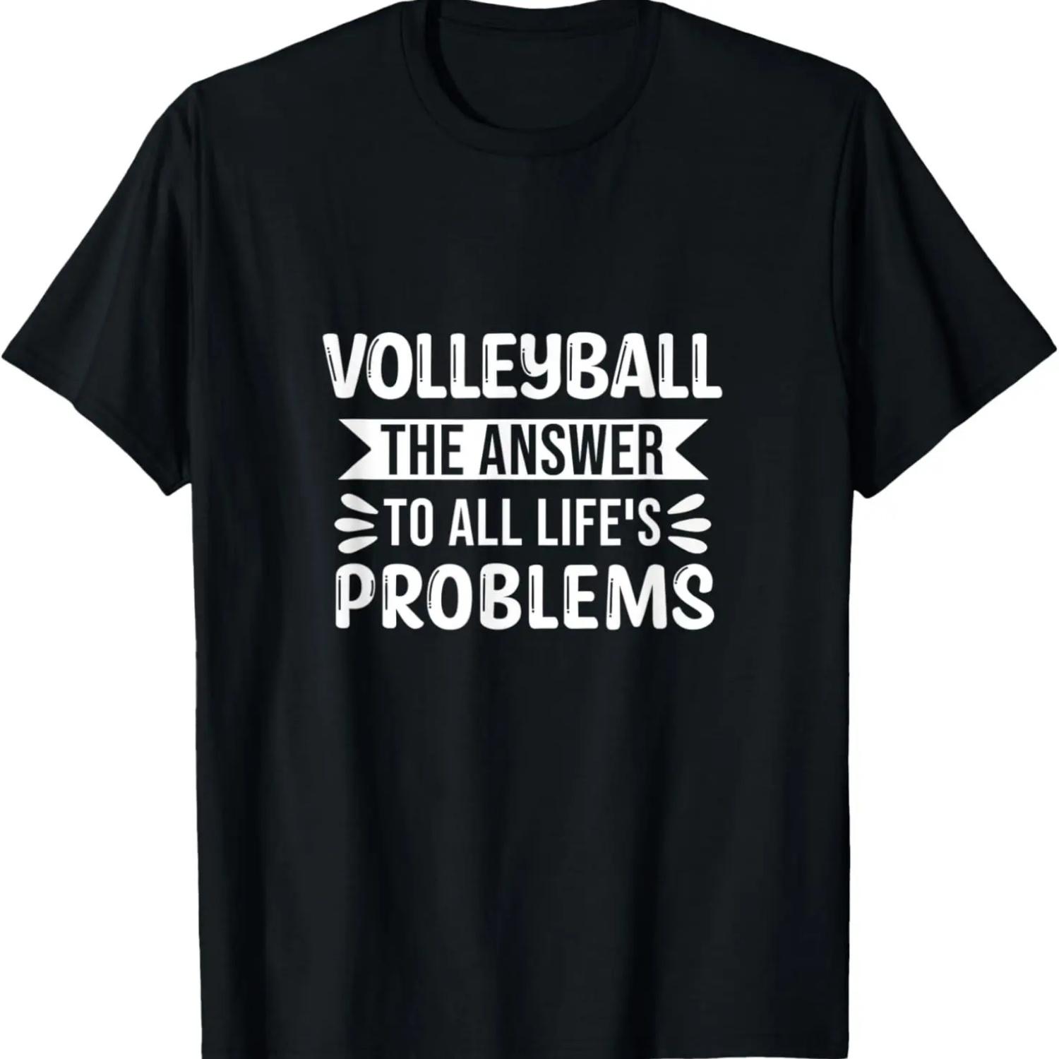 

Volleyball The Answer To All Life´s Problems T-Shirt XXXXXL чёрный