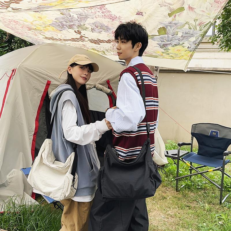 Torba typu crossbody damska torba typu messenger jednokolorowa męska torba na ramię