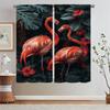 Blinds Flamingo Cover Curtain for Living Room Customs Free Shipping Products Black Out Curtains Blackout Tentacles Curls Blind