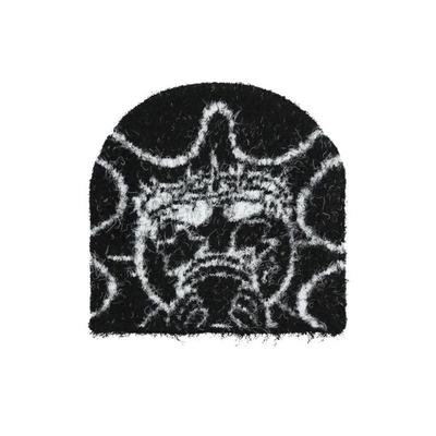 European and American Trend Y2K Fashion Multifunctional Cartoon Pattern Jacquard Autumn and Winter Warm Knitted Hat
