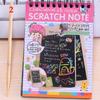 DIY Sketchbook Scratch Stickers Notepad Figure Painters Children Gift Toys Creative Imagination Office