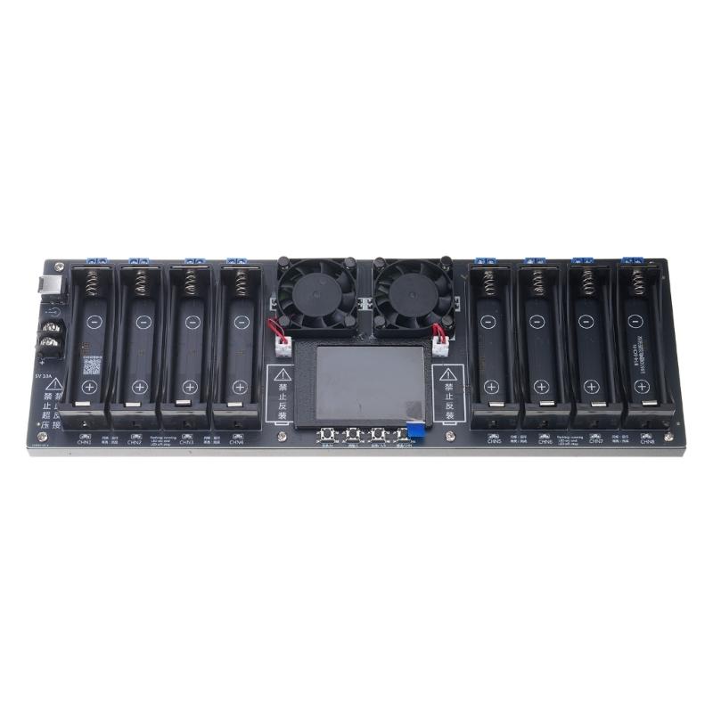 Professional 8 Channel 18650 Battery Tester with Adjustable Charging & Discharging Parameters Suitable for Lithium Cells 1