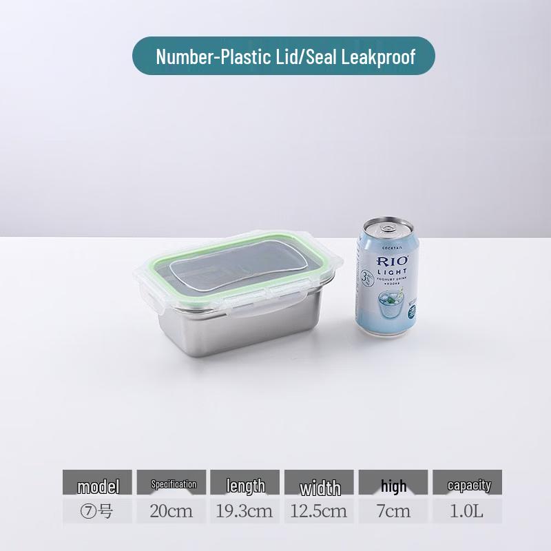 

304 Stainless Steel Sealed Food Storage Container