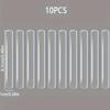 10PCS Transparent Door Impact Mats, Silicone Seal, Household Transparent Impact Seal Tape, Transparent Mute Strip