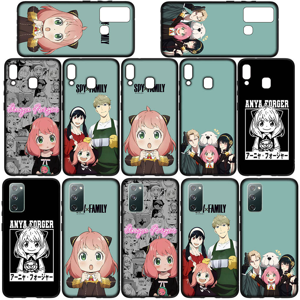 Phone Case for Samsung Galaxy S25 S23 S22 S24 Ultra FE S8 A05 A06 A15 A16 A36 A37 A35 A54 A55 A56 A57 A25 A26 A53 Anime Spy X Family Anya Forger Cover
