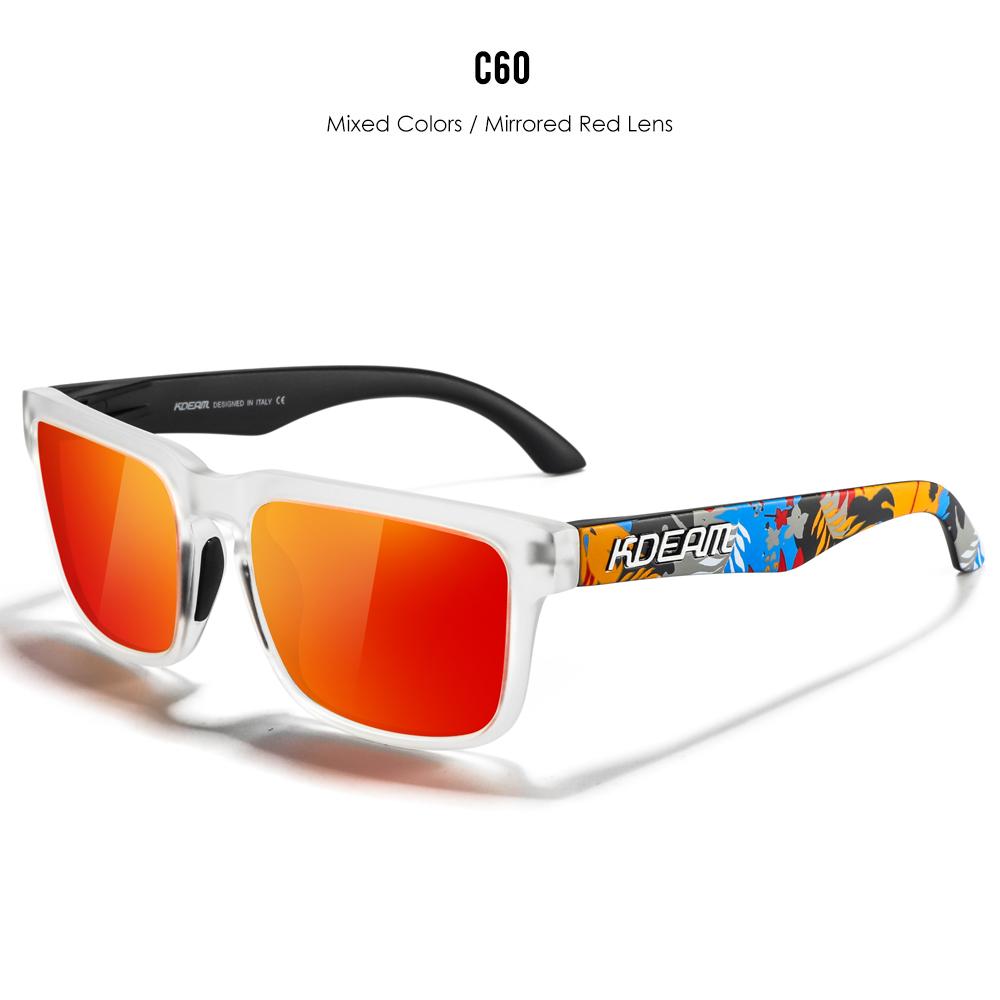 New KDEAM Brand Men's Polarized Sunglasses Square Resistance To Daily Wear Summer Travel Sun Glasses Couple For Fishing Driving