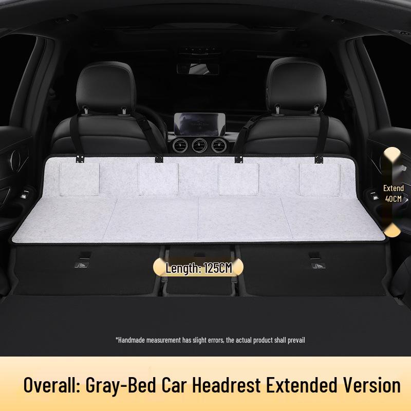 RV Travel Mattress with Headrest for Car Trunk & Rear Seat