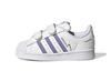Originals Slip Resistant Abrasion Resistant Low Top Skateboard Shoes White Purple Infant And Toddler HP6219