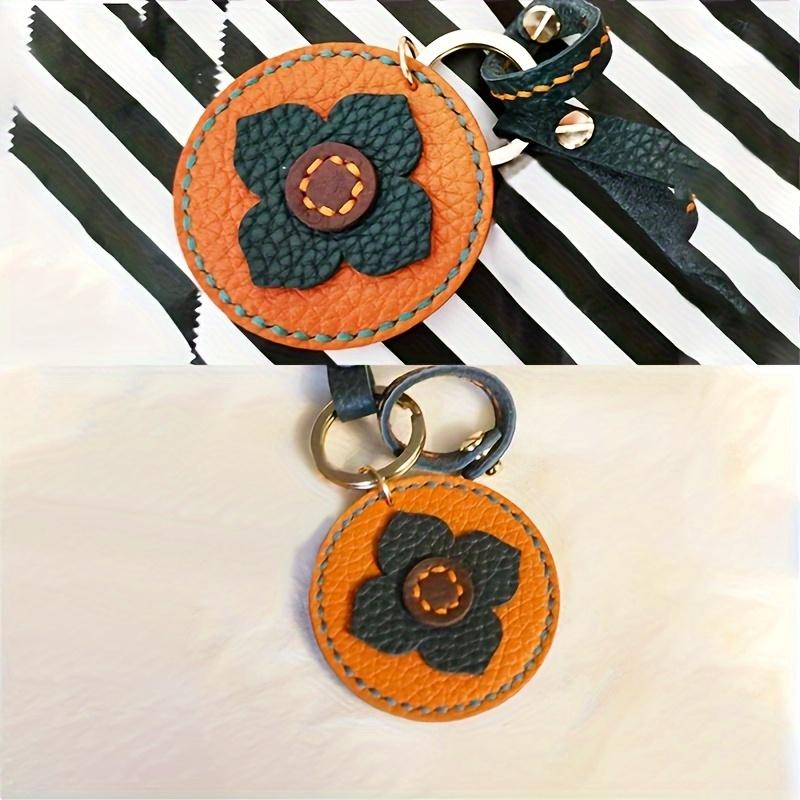3pcs/set Acrylic Persimmon Flower Template | Leather Mold for DIY Keychain Wallet Pendant Ornament Handmade Stencil Tool