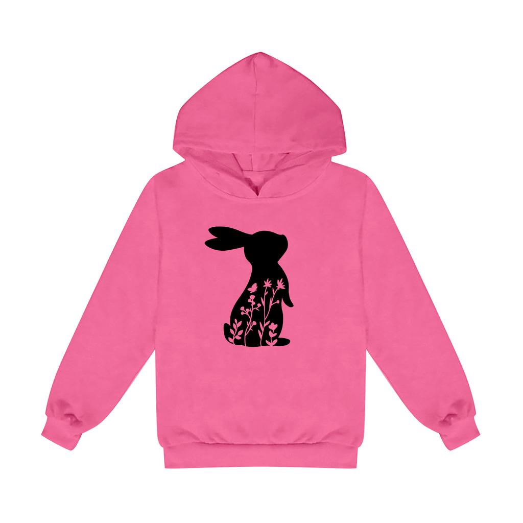 Außenhandels-Explosion Osterhase-Druck Kinderkleidung lässiger Pullover Frühling und Herbst neue Kapuzenoberteile für Damen und Herren