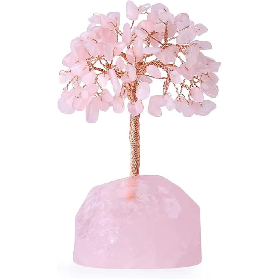 DUQGUHO Crystal Tree Amethyst Crystal with Natural Quartz Amethyst Stone Base Crystal Tree for Decor Reiki Luck Crystal Spiritual Gifts