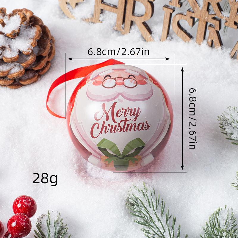 Decoratiuni de Crăciun Pandantiv Minge de spiriduș Cutie de bomboane de Crăciun Pandantiv creativ Minge de fier Articole de Crăciun Pandantiv