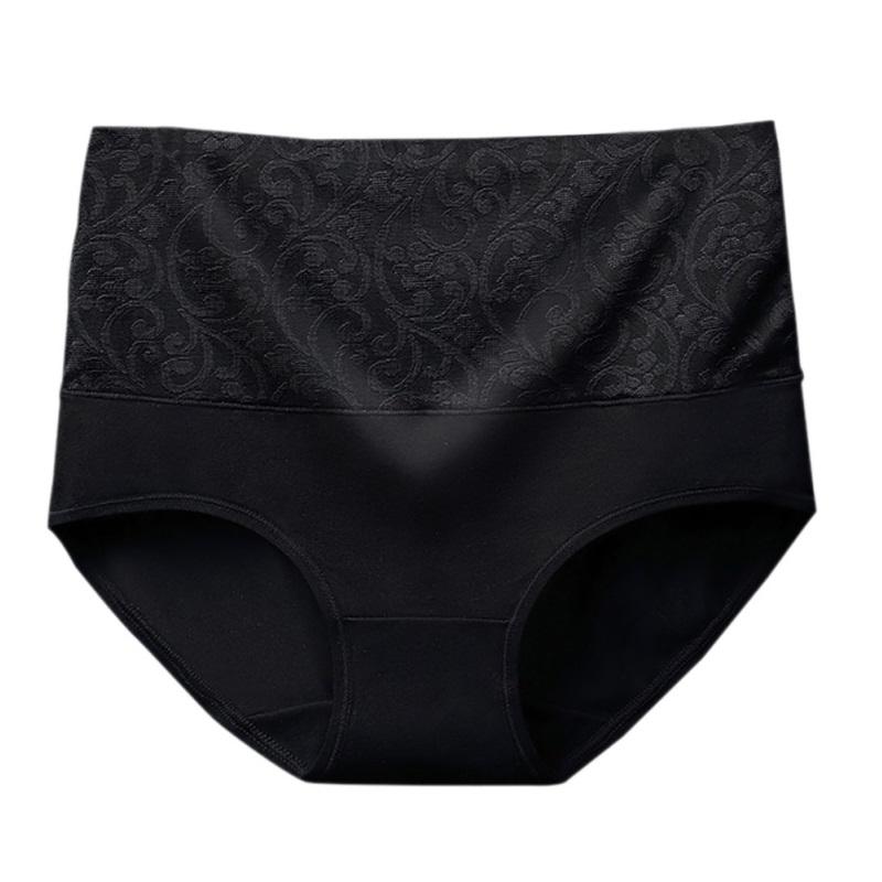 

Женские трусики с высокой талией, хлопковые трусы, утягивающее нижнее белье 3XL