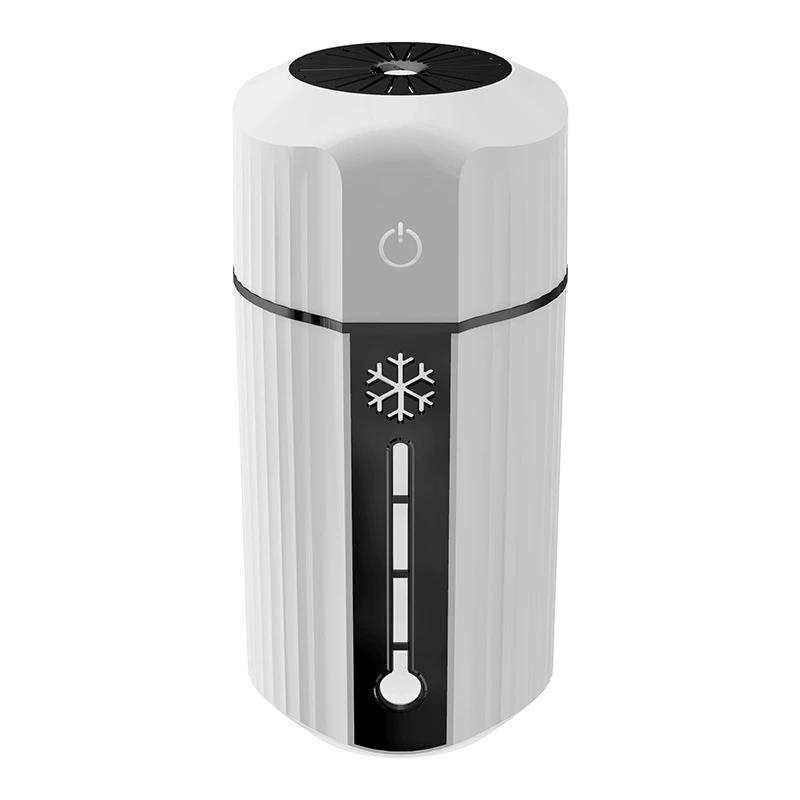 Humidificador portátil de aire para hogar oficina coche con luz LED de ambiente y niebla fina