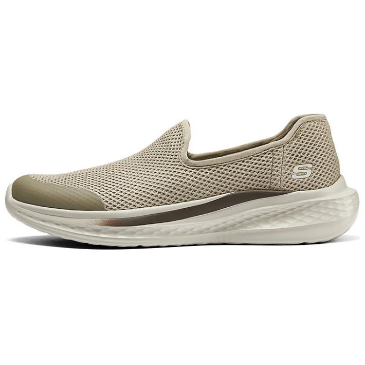 Skechers Slip Resistant Shock Absorbing Durable Low Top Casual Shoes Men sneaker Light-Green 210943-NAT 41
