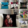Cartoon Comic Arsene L-Lupin The Third 2 Pillow Case Natural Linen Pillow Case Double-Sided Decor Sofa Pillowcase Home Decor
