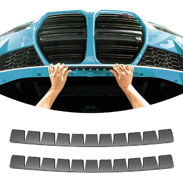 4 Pack Bumper Guard for Cars, Polyurethane Front Bumper Protector Ultra Universal Aftermarket Front Bumper Lip Splitter for Lowered Cars/SUV 2p