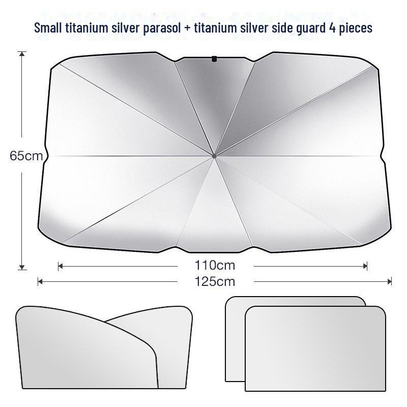 Car Magnetic Sunshade: Interior Insulation & Blackout Window Curtain.