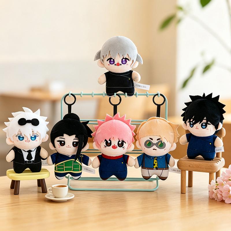 Jujutsu Kaisen Anime Plush Pendant Kawaii Cotton Doll Bag Decor Geto Suguru Nanami Kento Inumaki Toge Okkotsu Yuta Fan Gifts