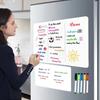 Flexible Magnetische Whiteboard-Aufkleber A3+A4 mit Radierbaren Markern Kühlschrank-Memo-Board für Küche Einkaufsliste