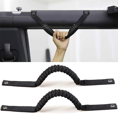 2Pcs Black Roll Bar Grab Handles Non-Slip Handle Grip For Bronco 2021 2022