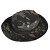 Outdoor Wide Brim Bucket Hat for Fishermen Summer Camouflage Sun Protection for Hiking and Fishing