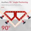 Aluminum Alloy WType Auxiliary Fixture Table Skirt Clamping Square Woodworking Right Angle Clamp Clamping Fixing Clamp