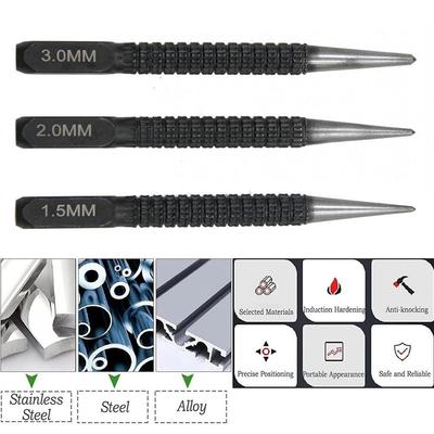 Körner 1,5/2/3 mm, verstellbar, legierter Stahl, Bohren, Glas