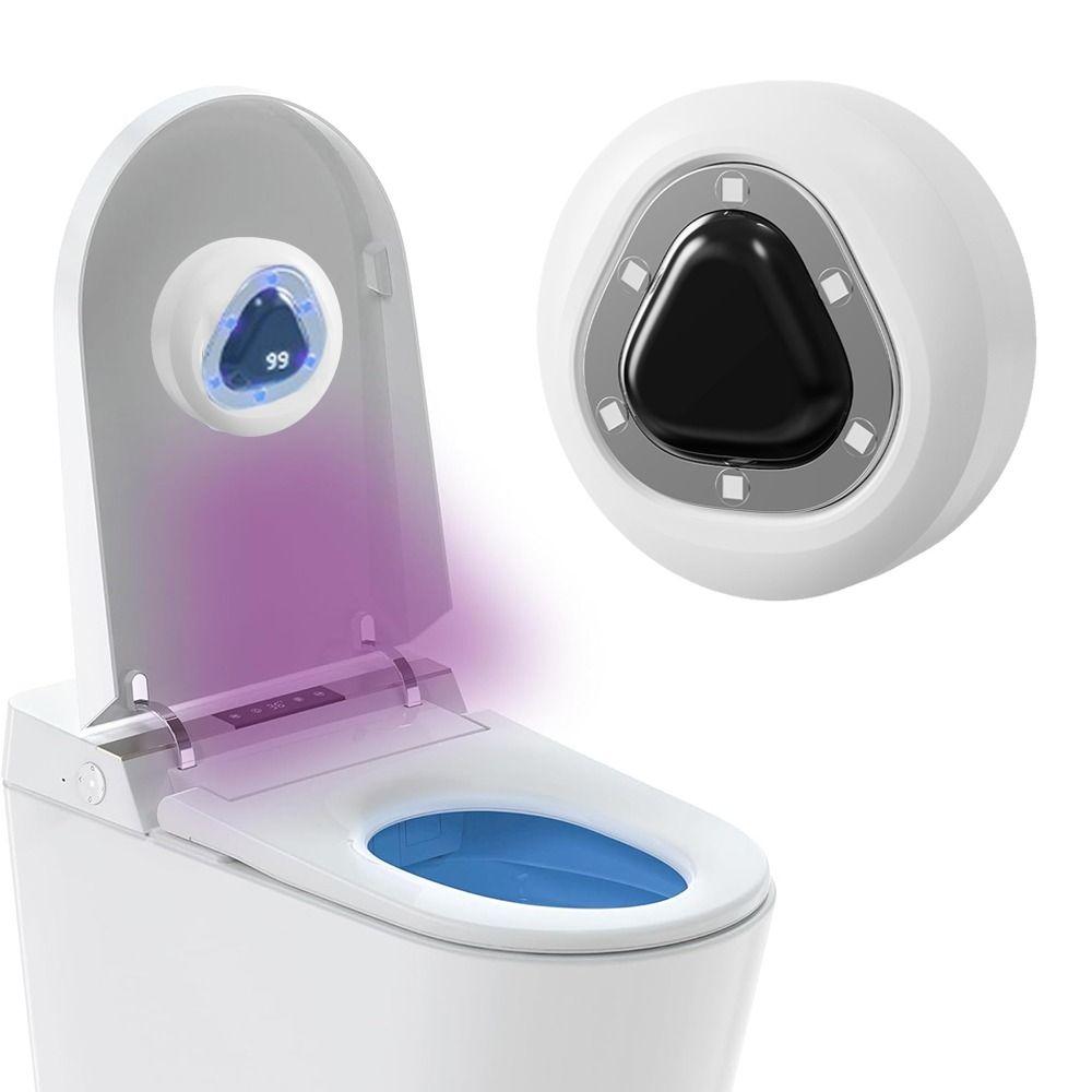 Tapa de Inodoro con Inducción Automática Limpieza Luz UV Autoadhesivo Asiento de Inodoro Inteligente Desinfectante Uso en el Hogar