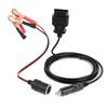 OBD  Vehicle ECU Emergency Power Supply Cable Car Memory Saver (3Meter) Cable Adapter with Alligator Clip On Cigarette