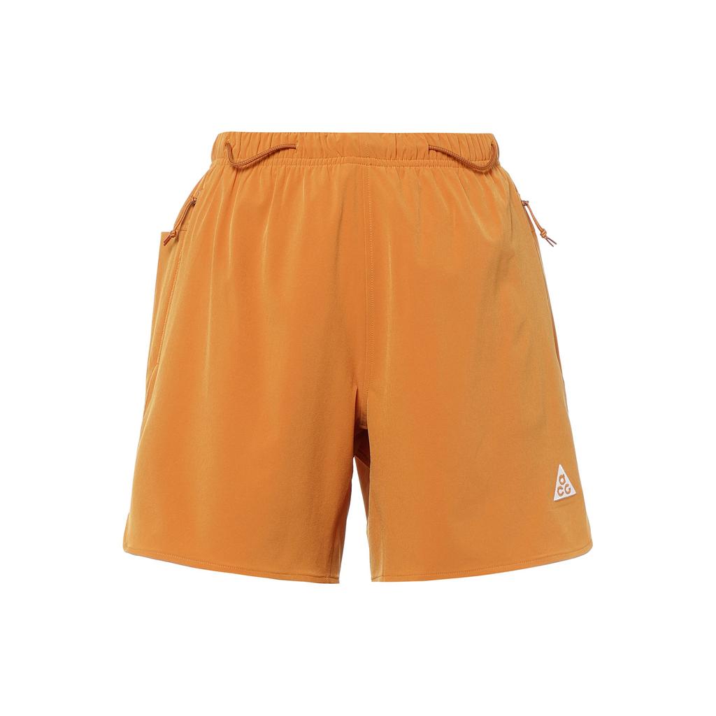 Nike ACG Dri-FIT New Sands Sports Shorts with Side Zip Pocket and Drawstring Men Bottoms Orange DN3956-815