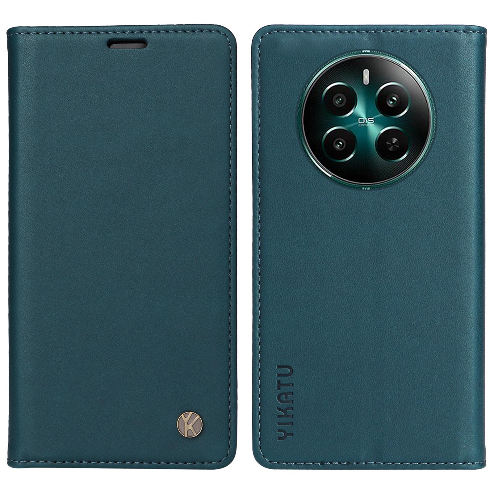

YIKATU YK-001 For Realme Narzo 70 5G/Narzo 70 Pro 5G/P1 5G/12 4G/12+ 5G Case Stand Leather Phone Cover Strong Magnetic Closure F