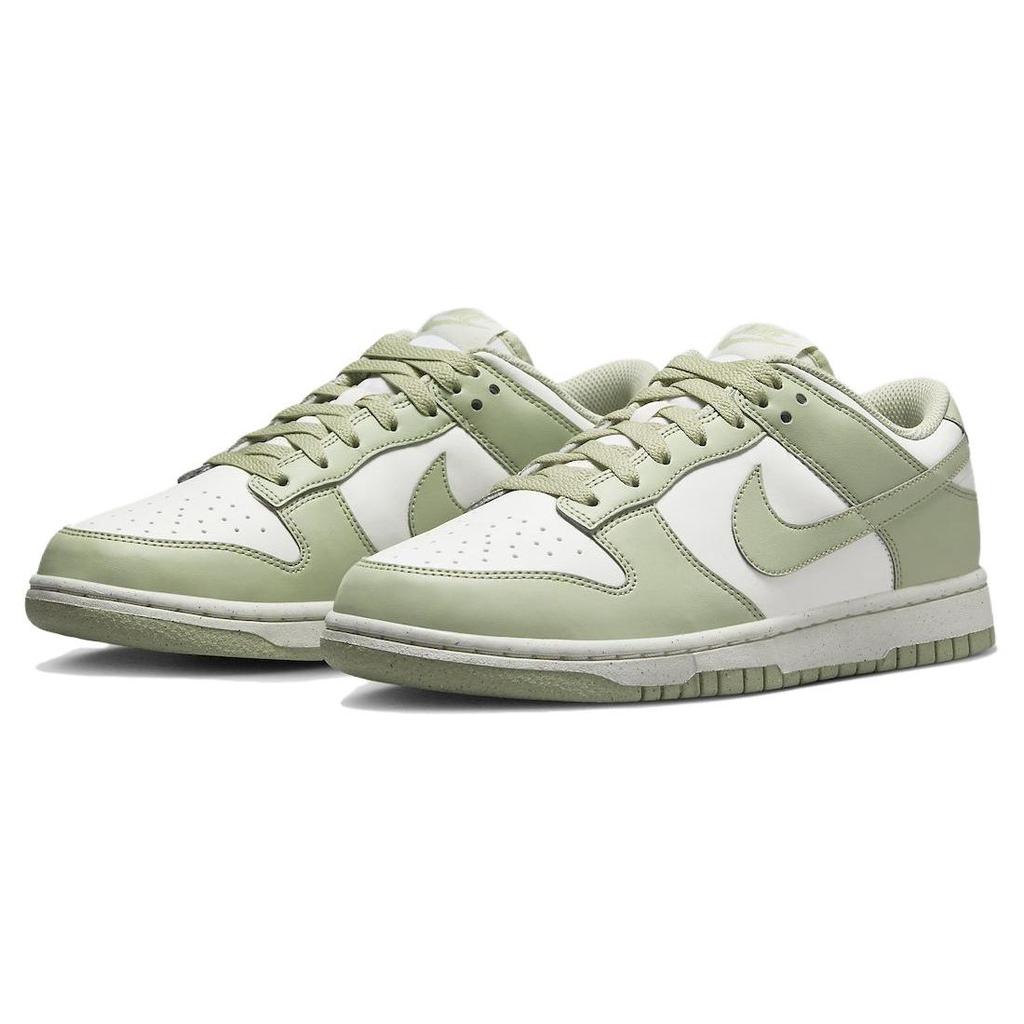 Nike Dunk Low Next Nature Olive Aura Dame Sneakers Grønn Kokosmelk Hvit HF5384-300