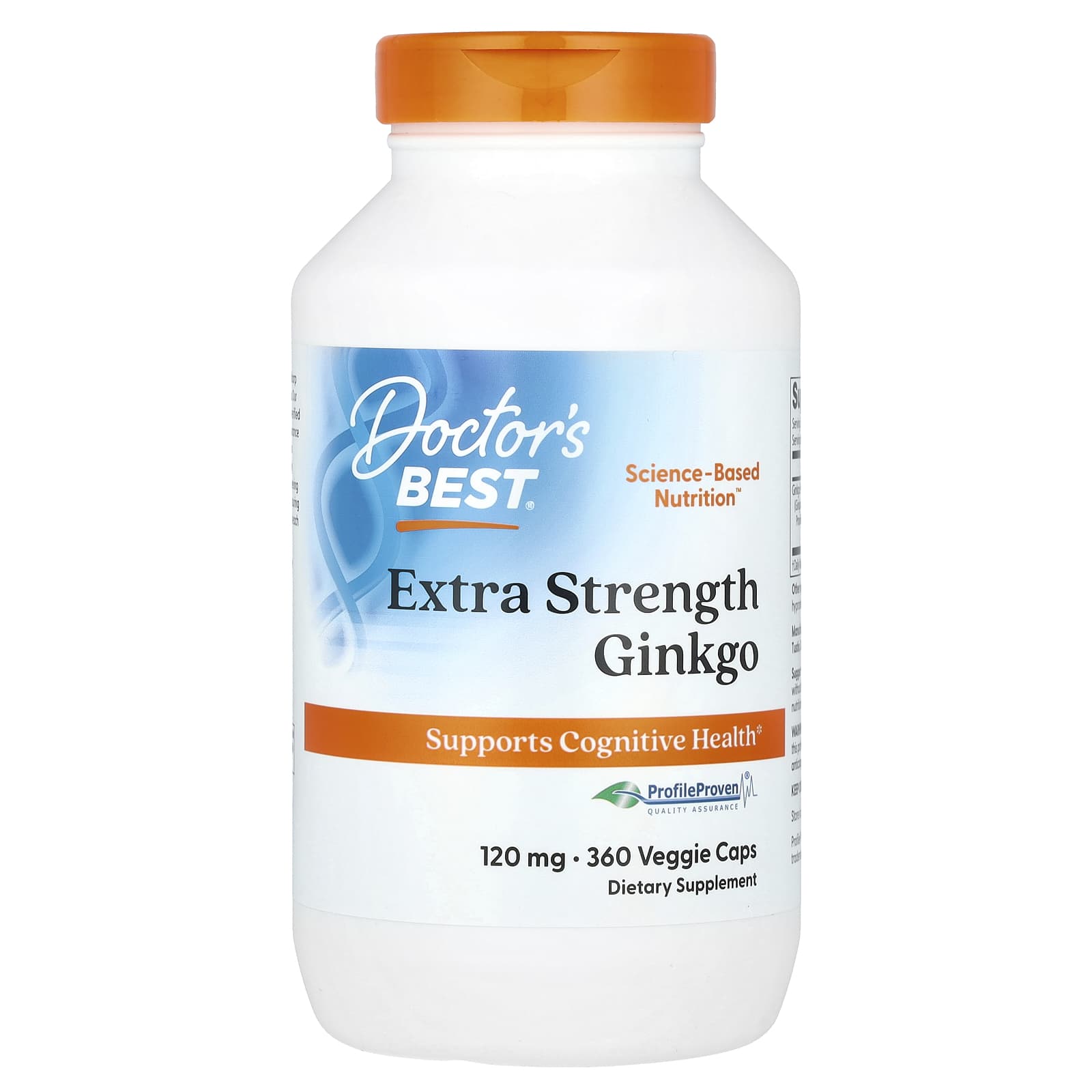 

Doctor s Best, Extra Strength Ginkgo, 120 mg, 360 Veggie Capsules