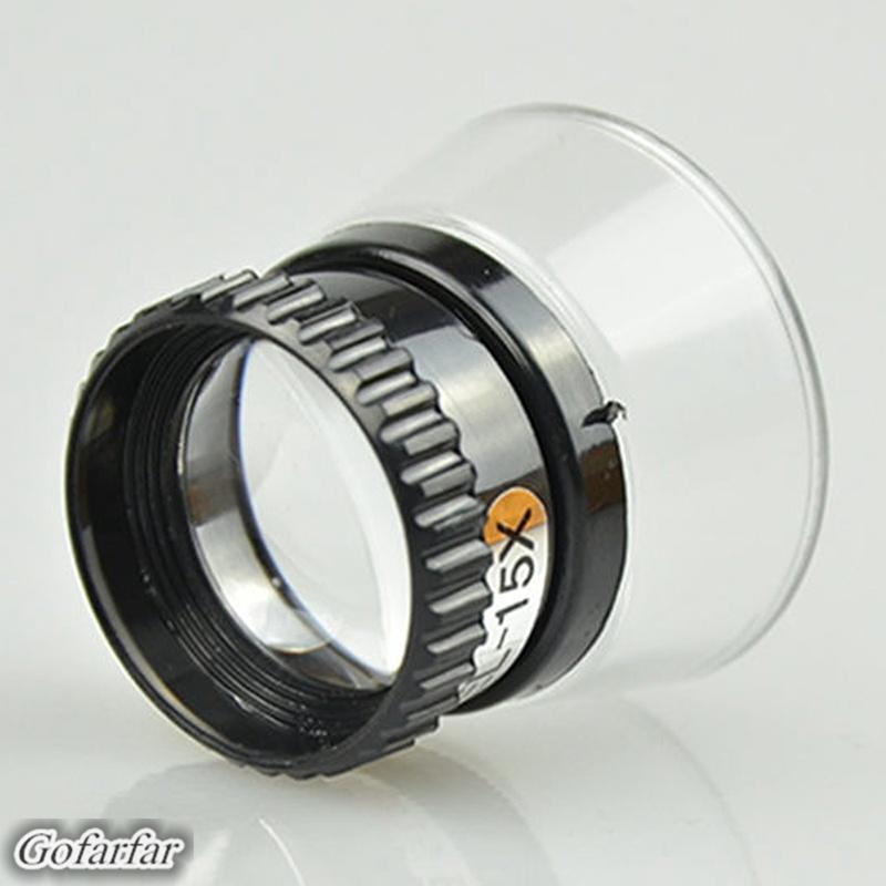 15X Monocular Magnifying Glass Loupe Lens Eye Magnifier Jeweler Tool/_chj3