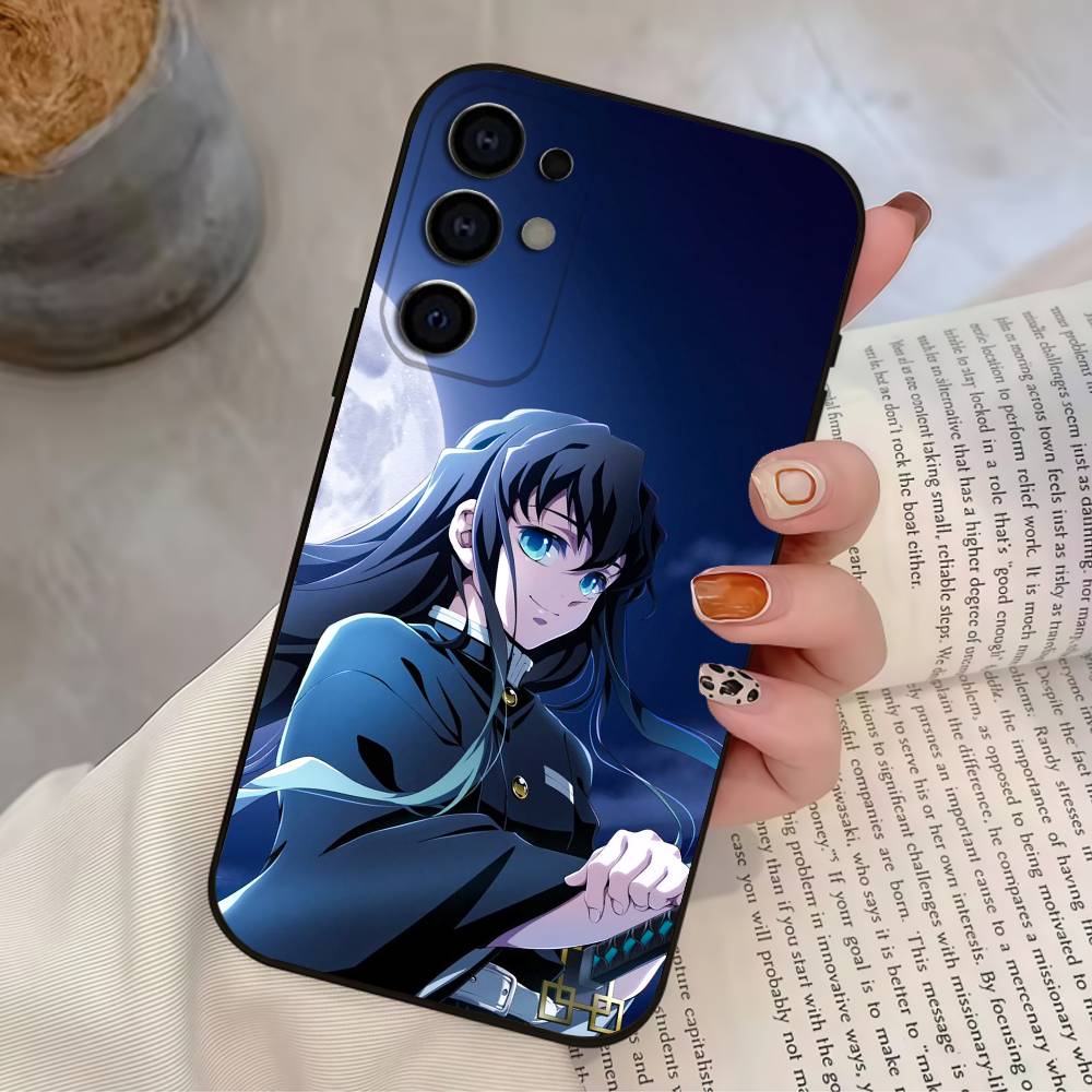 M-Muichiro ANIME T-Tokito Phone Case For Samsung S25,S24,S21,S22,S23,S30,Ultra,S20,Plus,Fe,Lite,Soft Black Cover