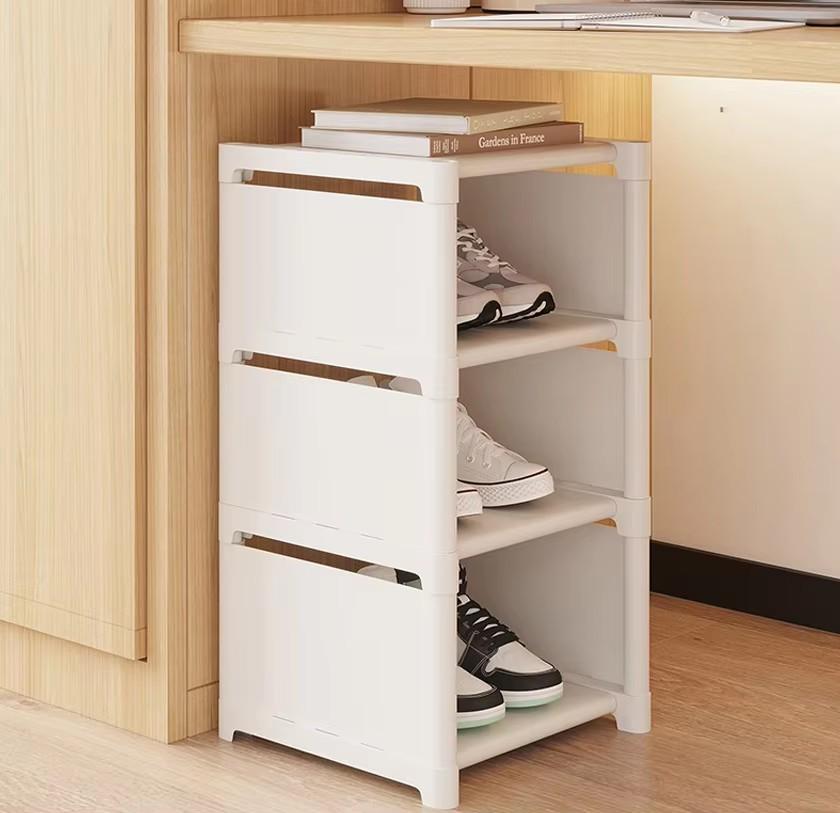Shoe Rack Multi-layer Storage Rack Household Simple Door Entrance Indoor Dormitory Space Saving Small Apartment Shoe Cabinet
