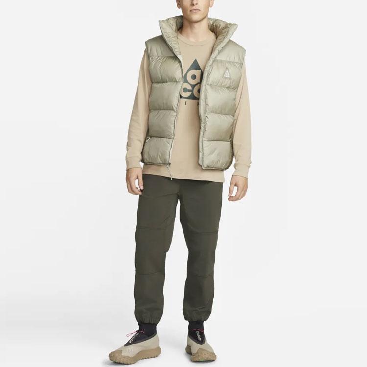Nike ACG THERMA FIT Vests Unisex Light Army Green Stand Collar Moderate Other DH3076-320